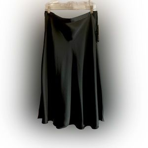 Gianni Bini Midi Satin Skirt